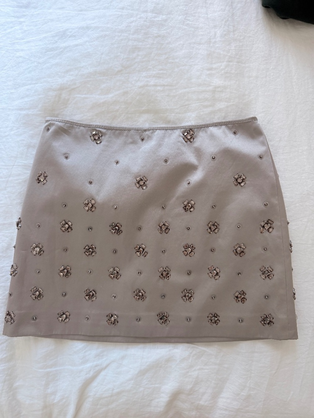 Veronica Beard Olenna Crystal-Embellished A-Line Miniskirt